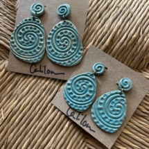 Hand-made polymer clay jewelry by Denise Palmer